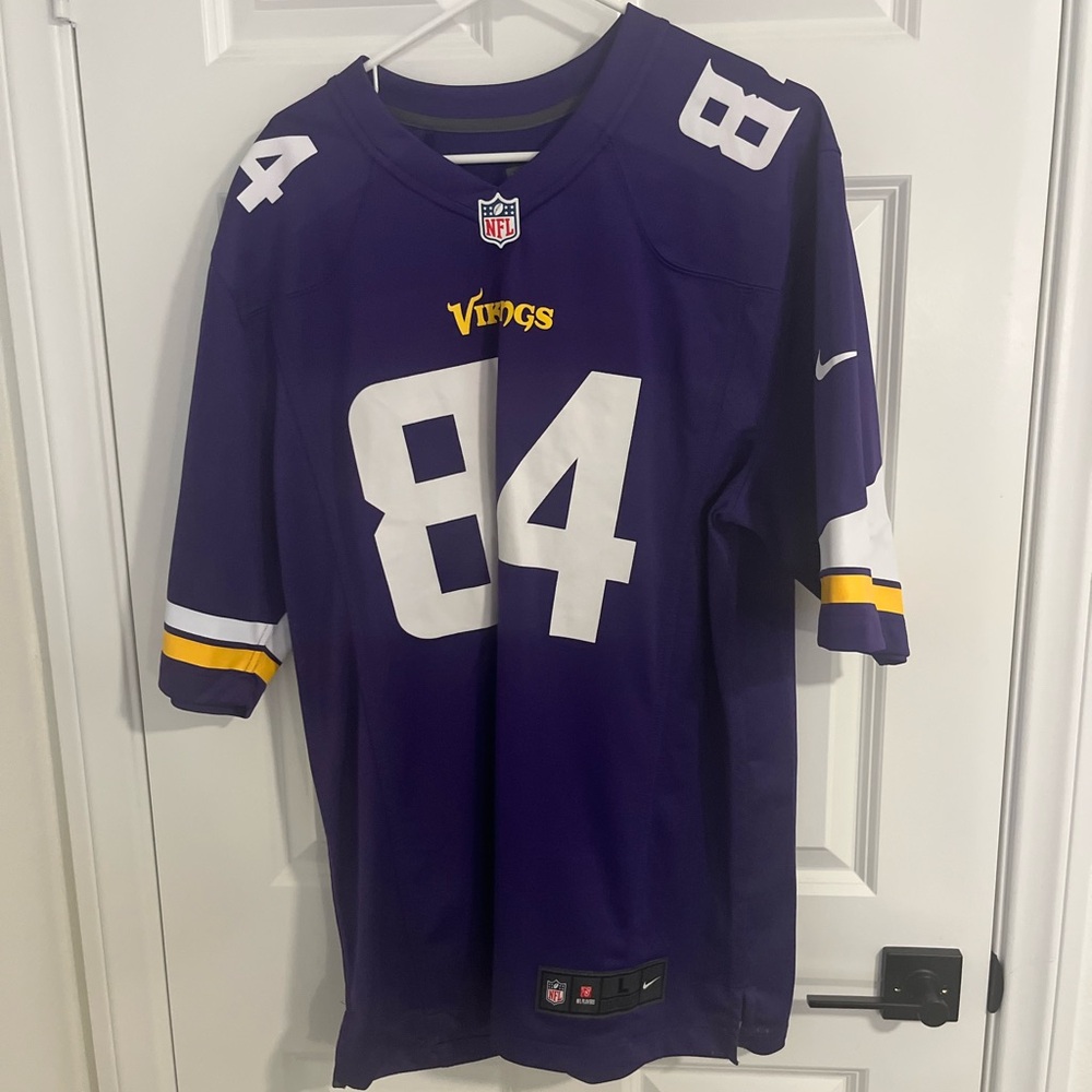 Moss Vikings purple Nike jersey